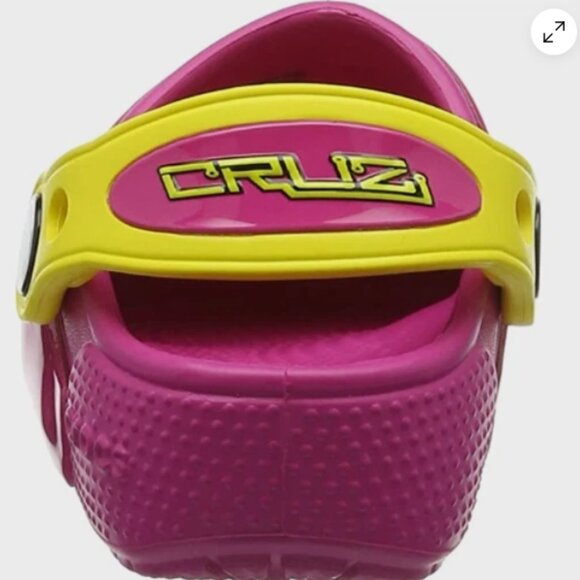 NEW Crocs Kids' Disney Cars Lights-Up Funlab Clog Shoe, Candy Pink, Sz. 1 - Picture 5 of 5